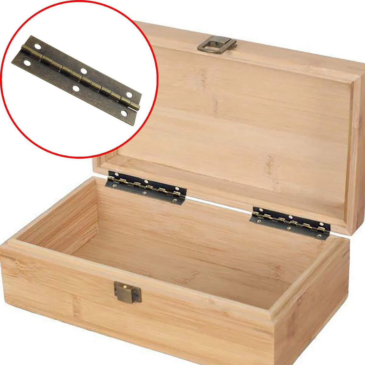 MAMUT - Bisagra decorativa recta 23 x 74 mm bronce antiguo 1 unid