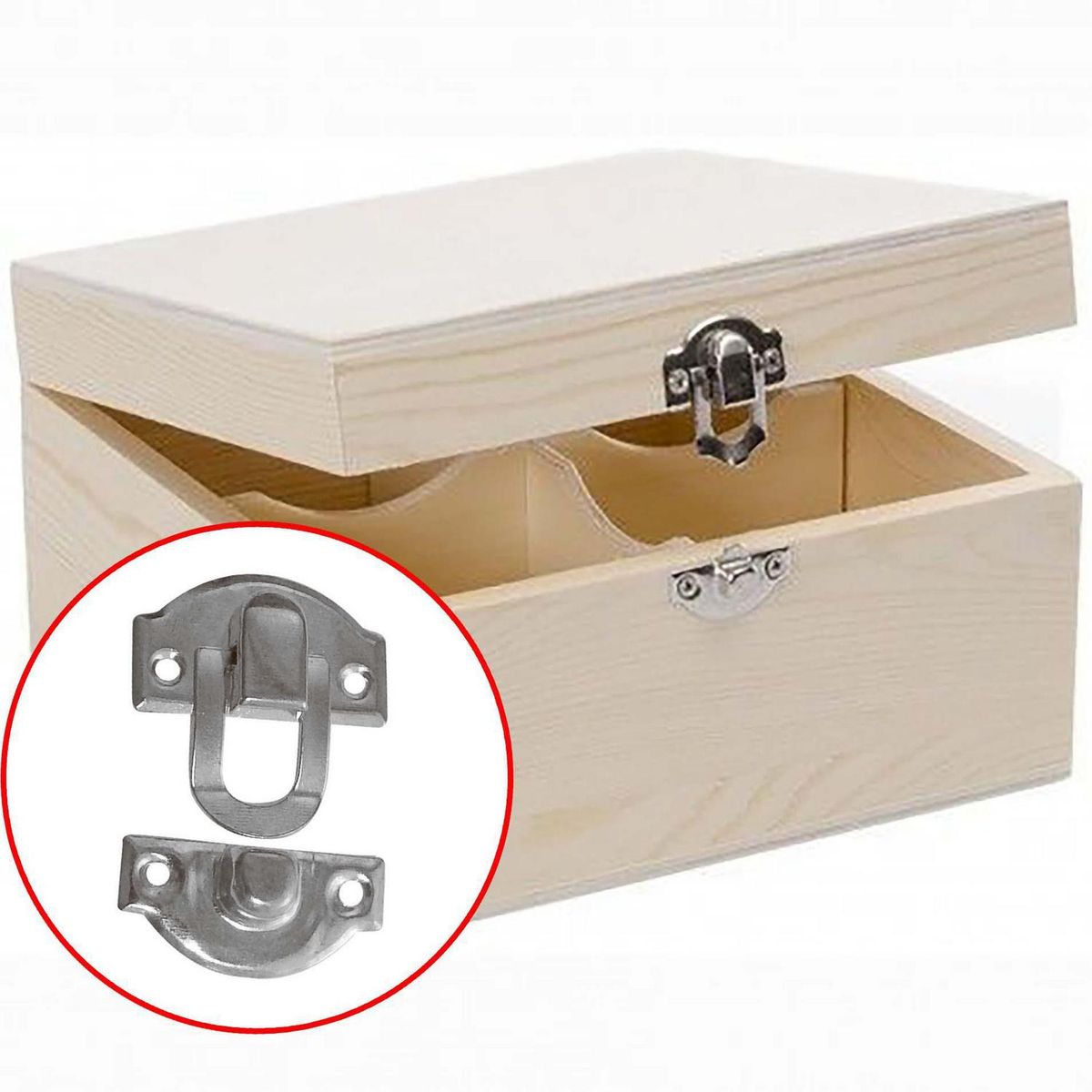 MAMUT - Broche decorativo 25 x 27 mm plateado 1 unid