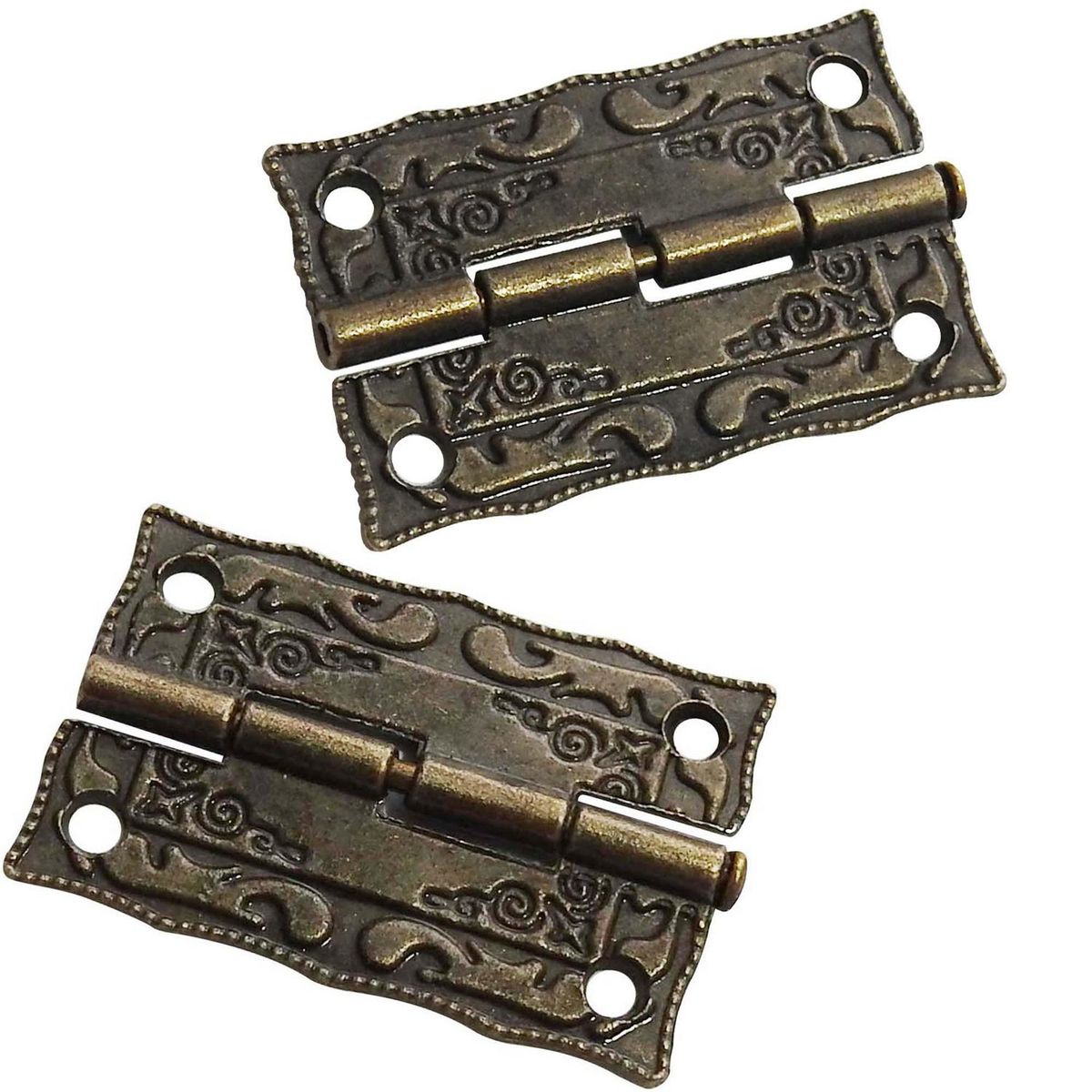 MAMUT - Bisagra decorativa recta 22 x 36 mm bronce antiguo 2 unid