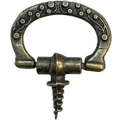 MAMUT - Tirador decorativo 24 x 18 mm bronce envejecido 1 unid