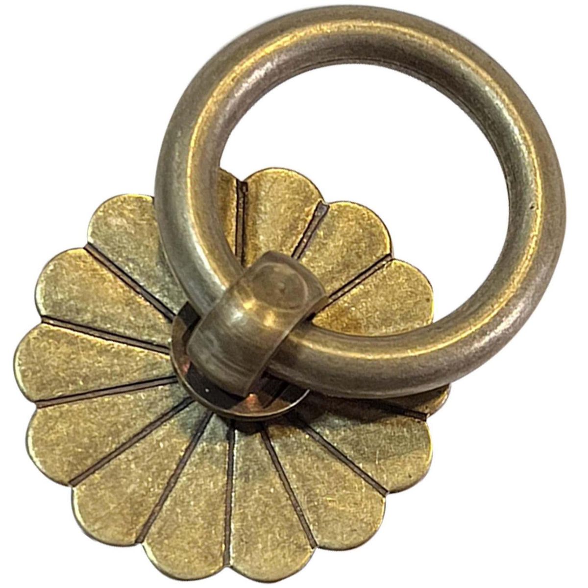 MAMUT - Tirador decorativo c/manilla "flor" 31 x 43 mm bronceado 1 unid