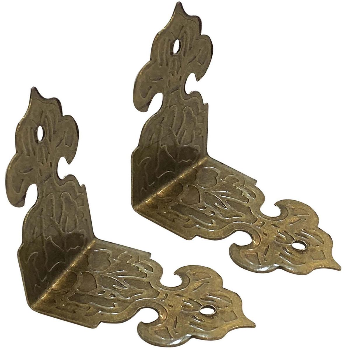 MAMUT - Escuadra (esquinero) decorativo 17 x 25 mm bronce antiguo1 unid