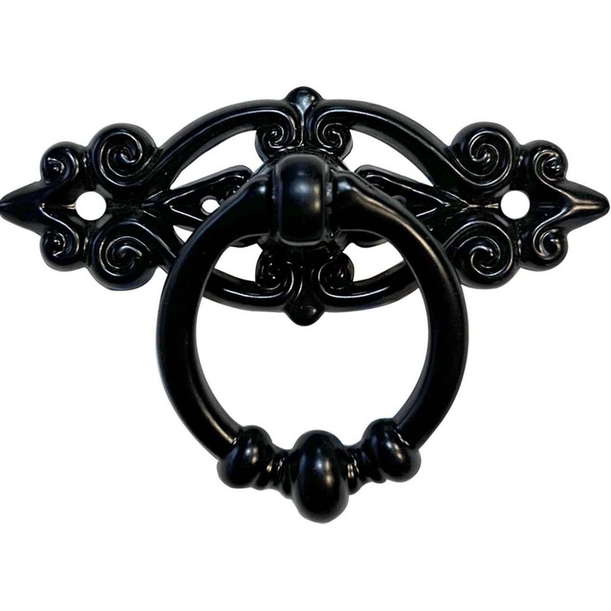 MAMUT - Tirador decorativo con manilla 65 x 46 mm negro 1 unid