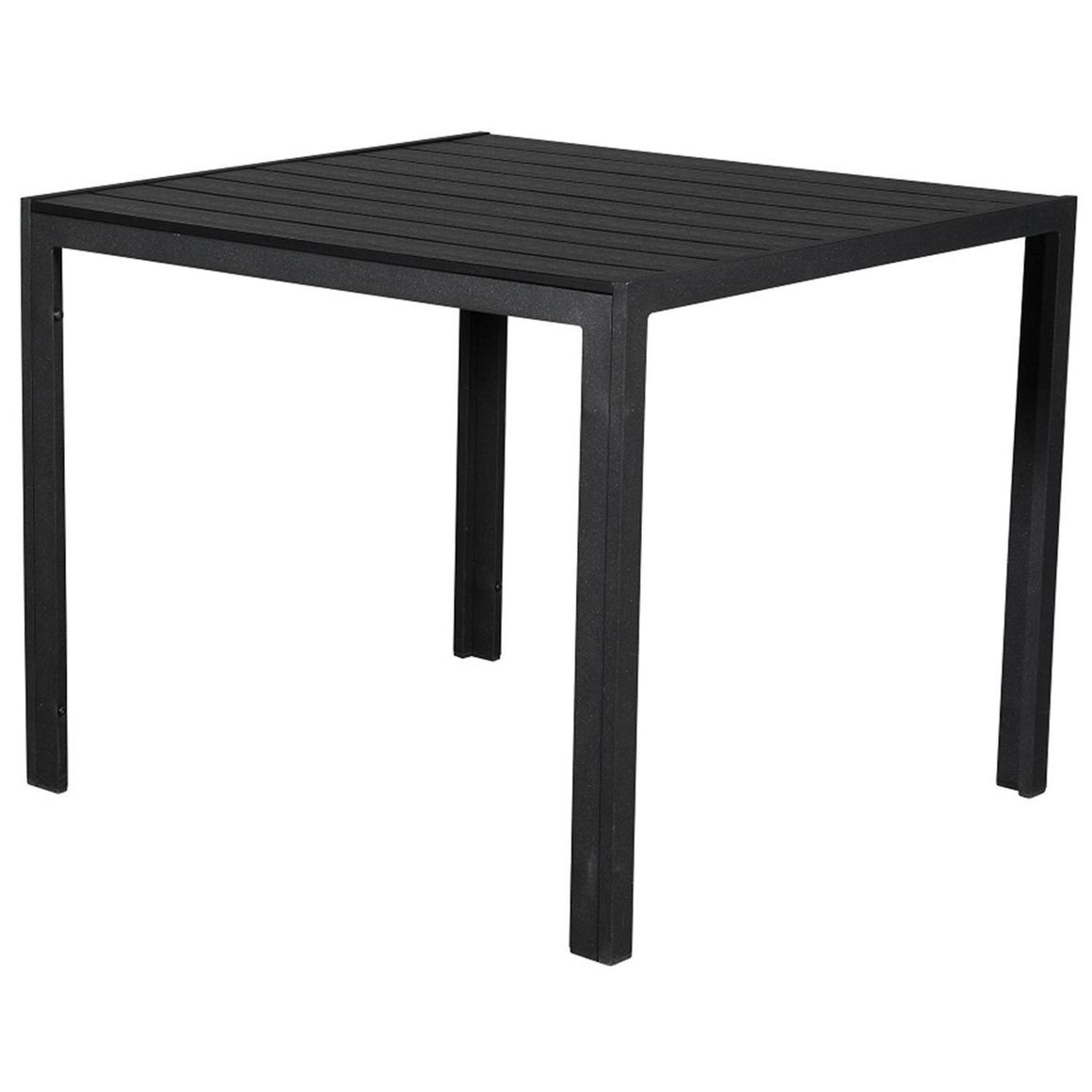 Mesa jardín 90x90cm Negro