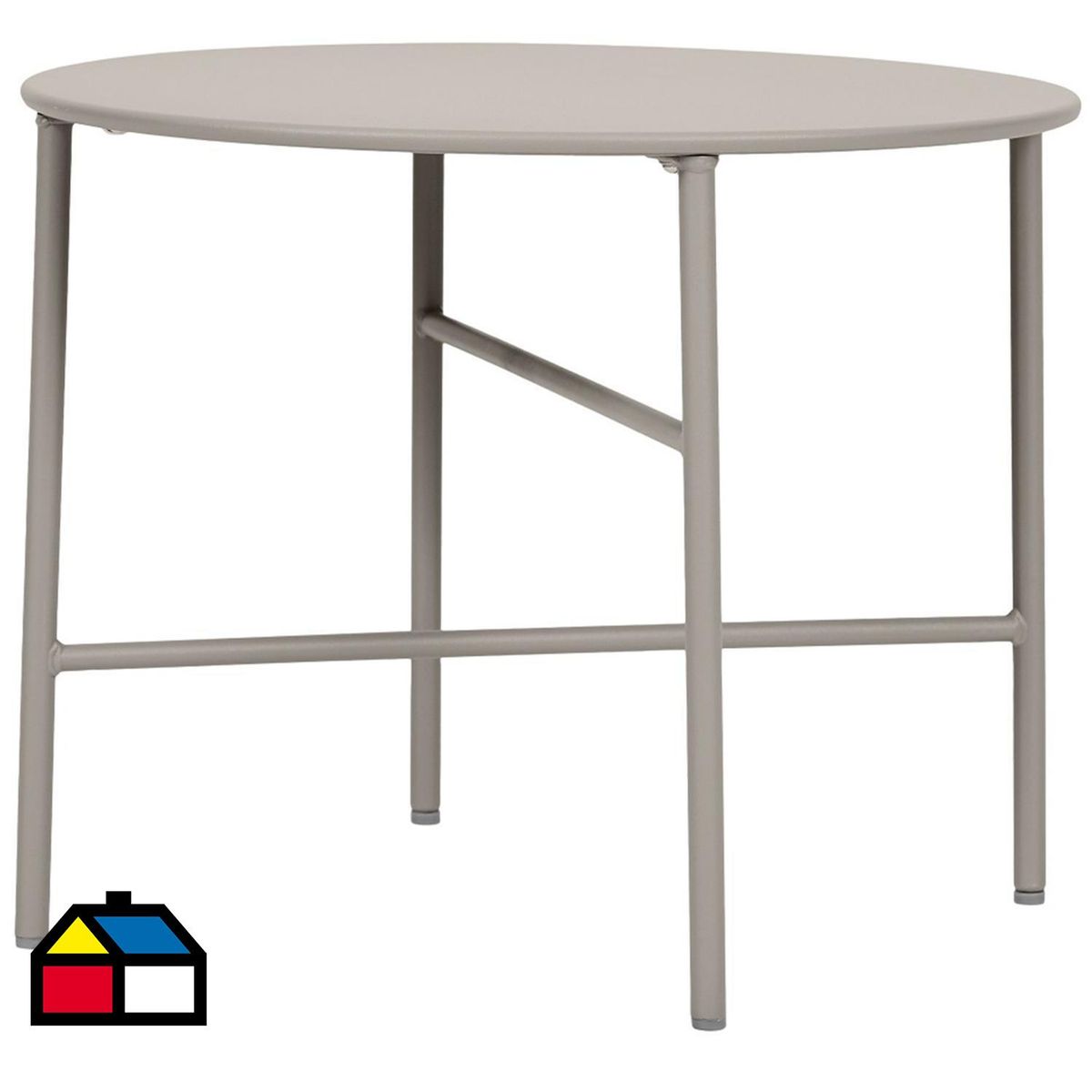 OUTFIT - Mesa de Terraza Redonda Metal 50x40x50 Gris