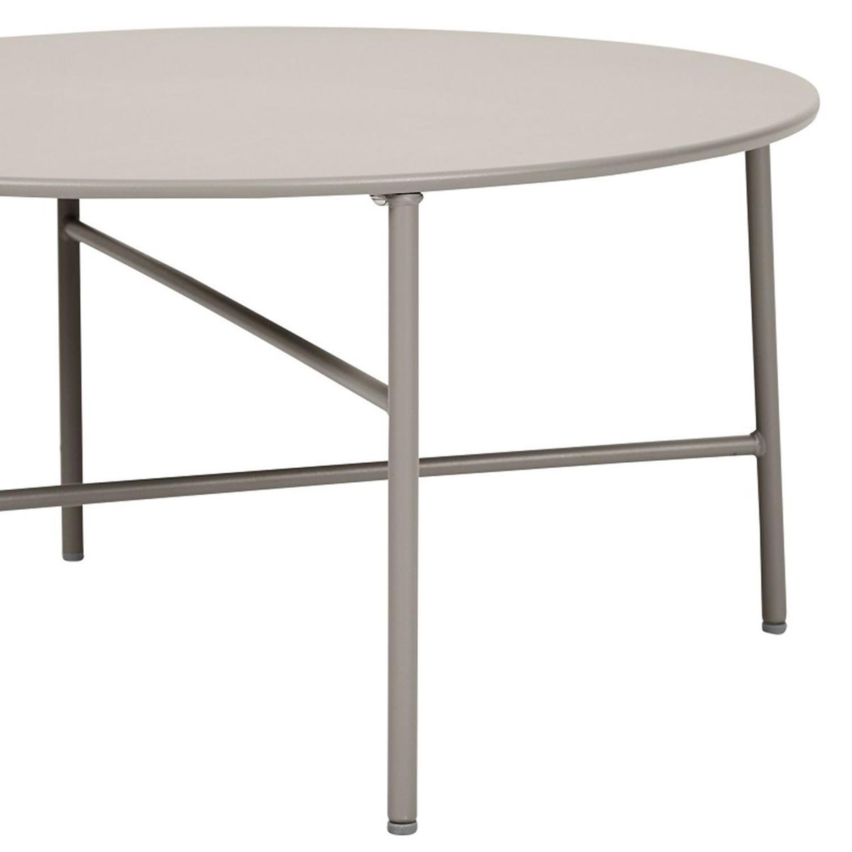 OUTFIT - Mesa de Terraza Redonda Metal 70x35x70 Gris