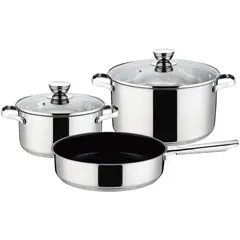 IDETEX - Batería de cocina antiadherente Angele 5 piezas