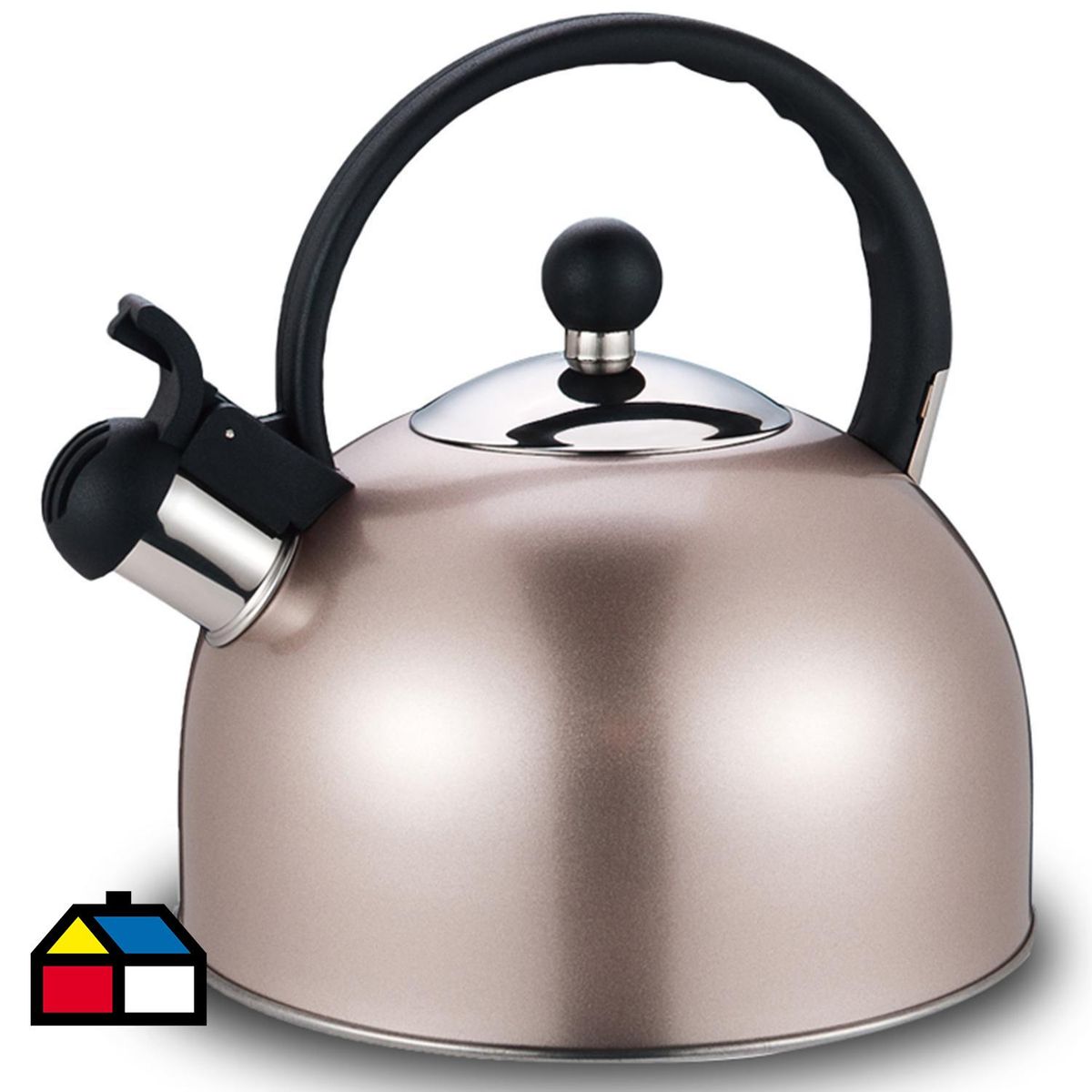 IDETEX - Tetera Minerve 3 l Acero Inoxidable Plateado