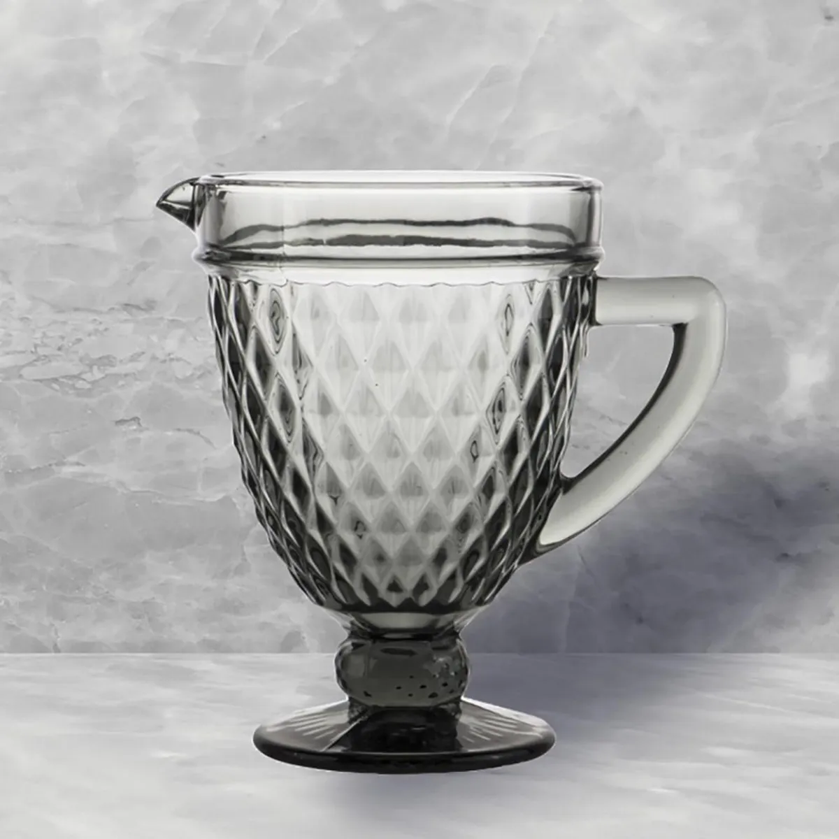 IDETEX - Jarro de vidrio 1 litro Murano Gris