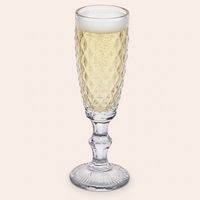 Set 4 Copas de Champán 170 ml Vidrio Transparente