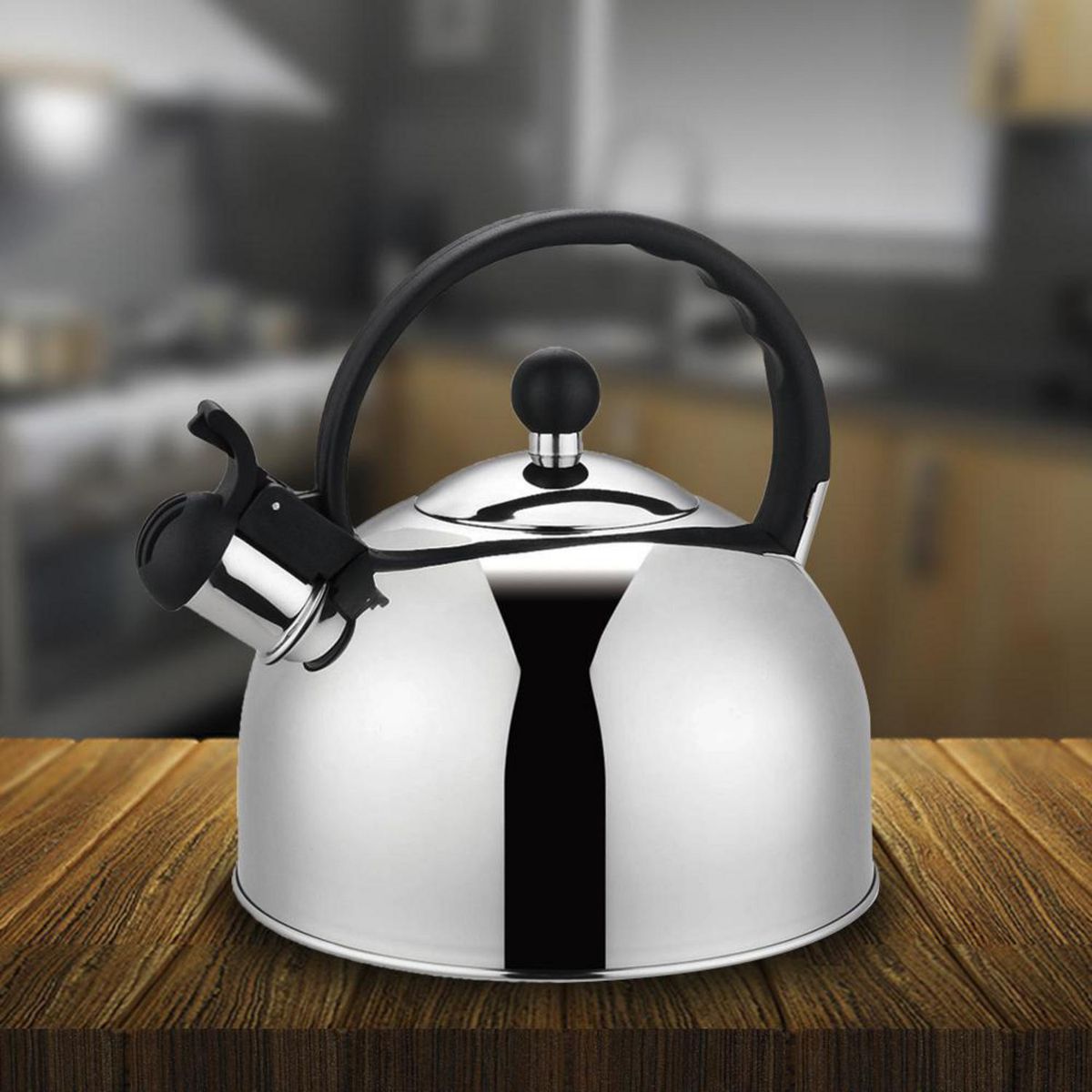 IDETEX - Tetera Nice 3 l Acero Inoxidable Beige