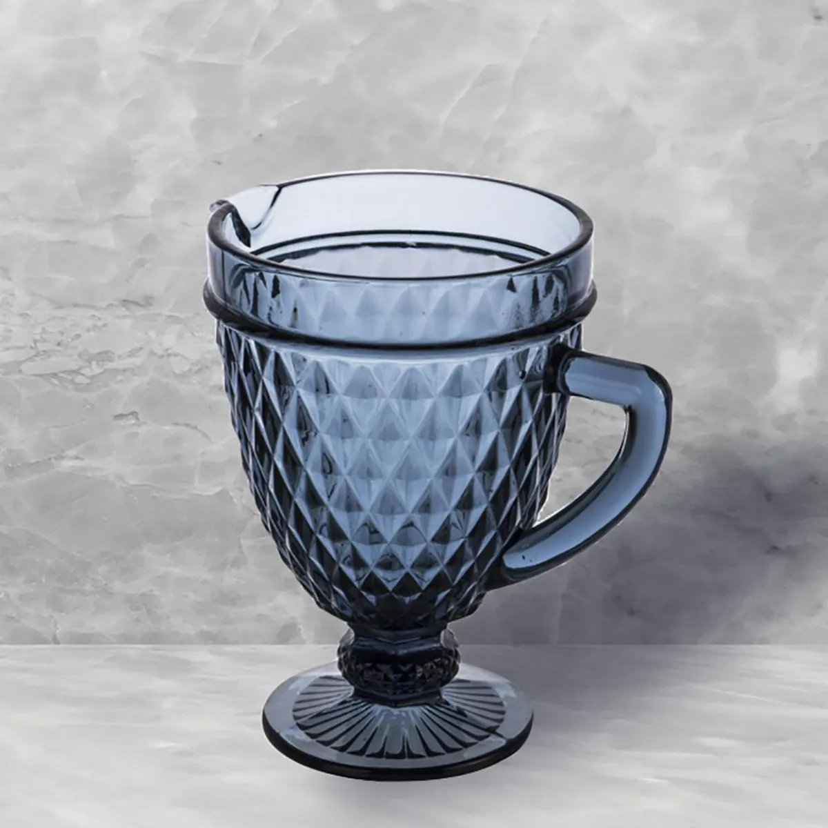 IDETEX - Jarro de vidrio 1 litro Murano Azul