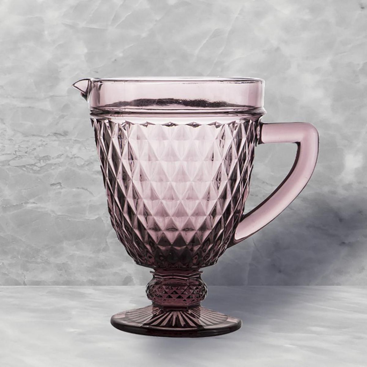 IDETEX - Jarro de vidrio 1 litro Murano Rosa