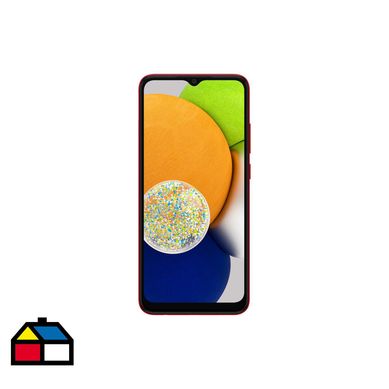Celular Galaxy A03 64GB rojo