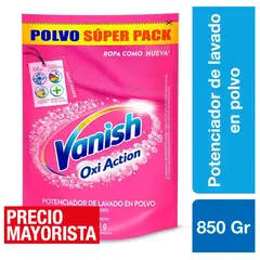 VANISH - Quitamanchas polvo rosa doypack 850 gr
