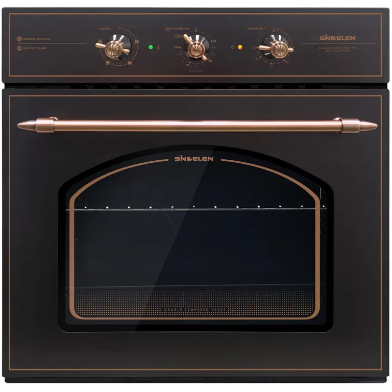 SINDELEN Horno Eléctrico Empotrado 57 Litros Negro HE-7220RNG