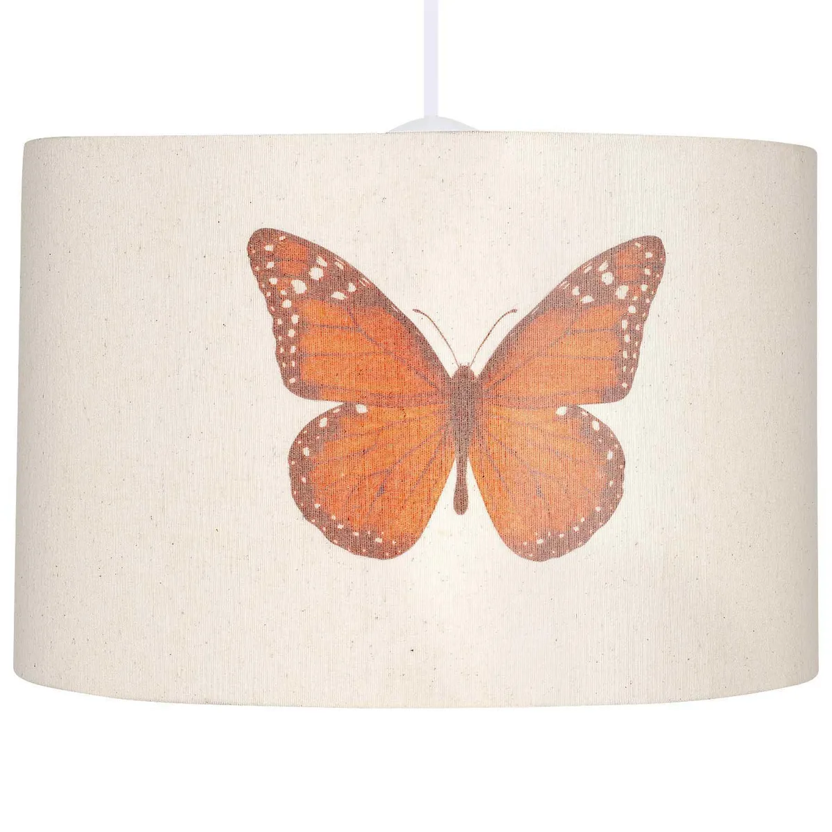 CONCEPT - Lámpara Colgante Mariposa Tela Beige