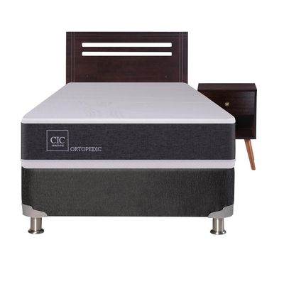 Imagen 2 del producto Box Spring 1 plaza Box Spring New Ortopedic B5 Negro