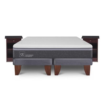 Imagen 2 del producto Cama 2 plazas Europea Ortopedic Advance Gris