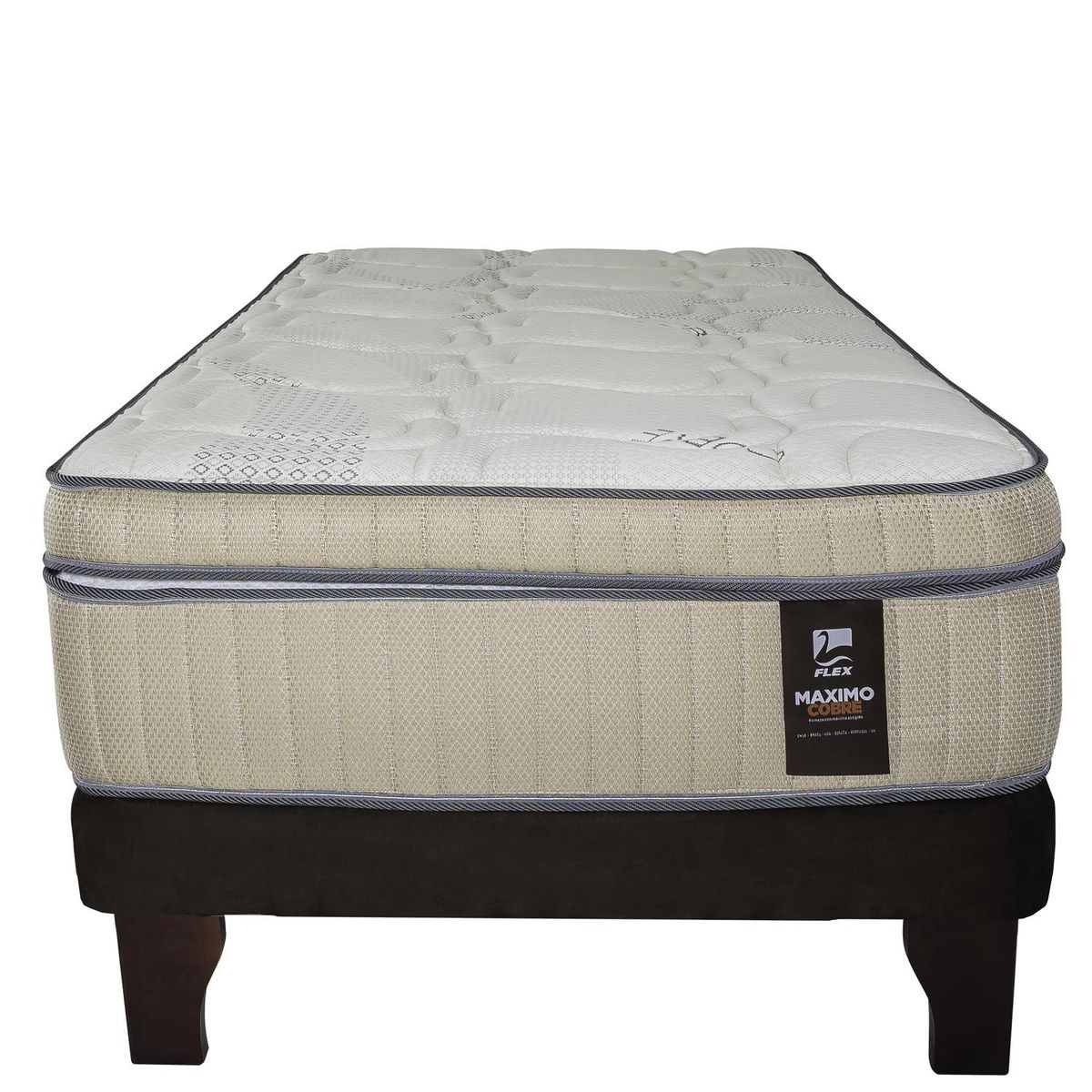 FLEX - Cama 1.5 plazas Europea Máximo Cobre Cobre