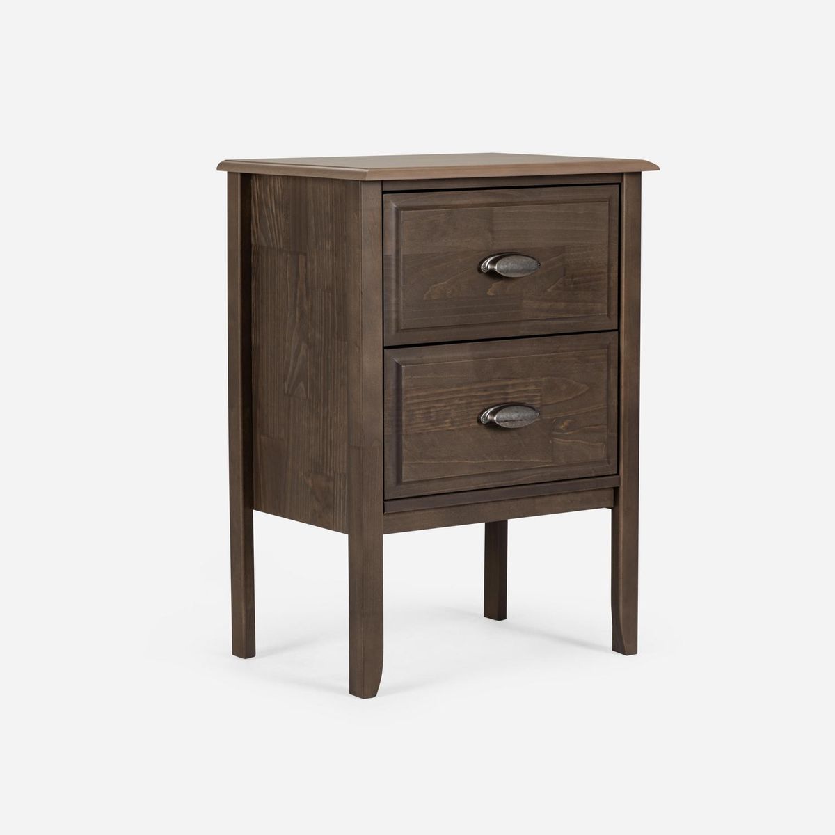 ROSEN - Velador 2 Cajón(es) Anna 49x70x37 cm Marron