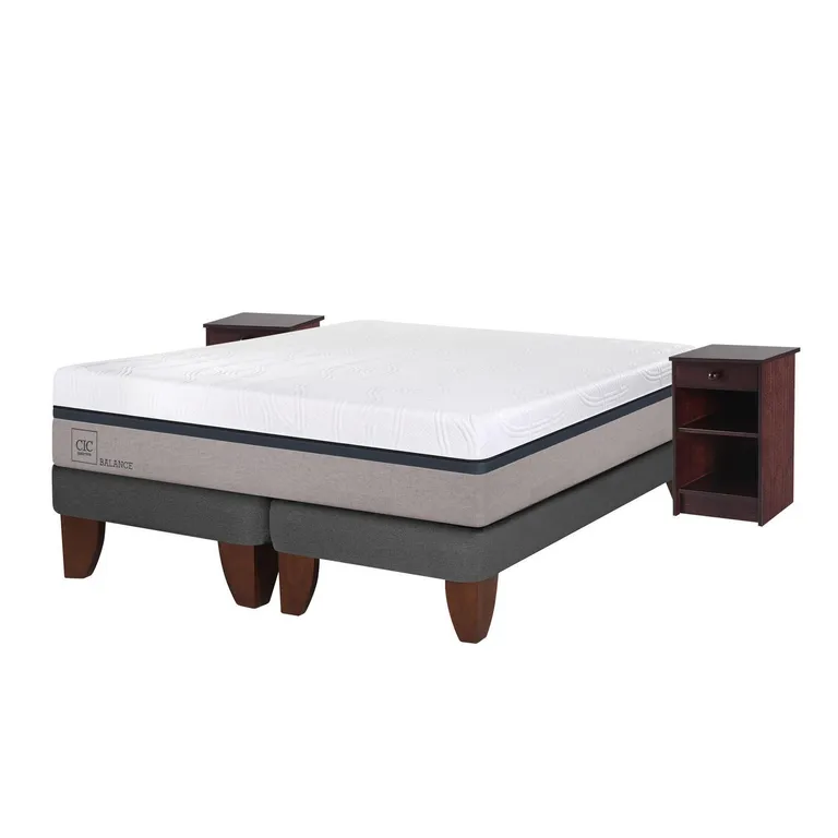 CIC Cama 2 plazas Europea Balance Gris