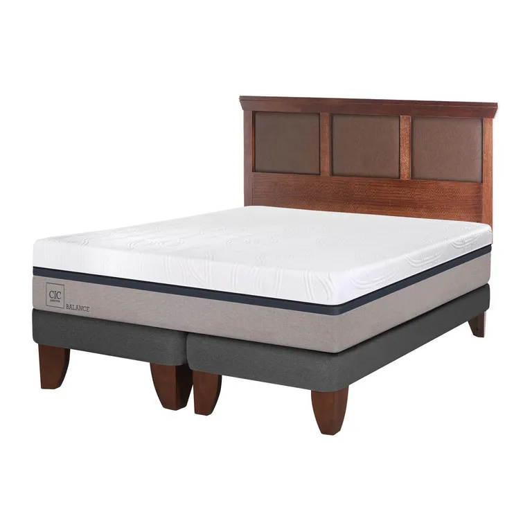 CIC Cama 2 plazas Europea Balance Gris