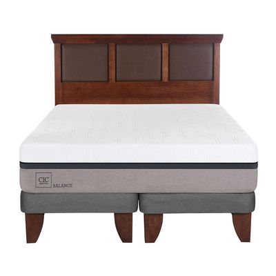 Imagen 2 del producto Cama 2 plazas Europea Balance Gris