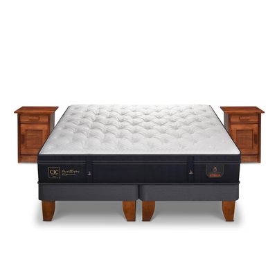 Imagen 2 del producto Cama Europea Super Premium King + Veladores Milán