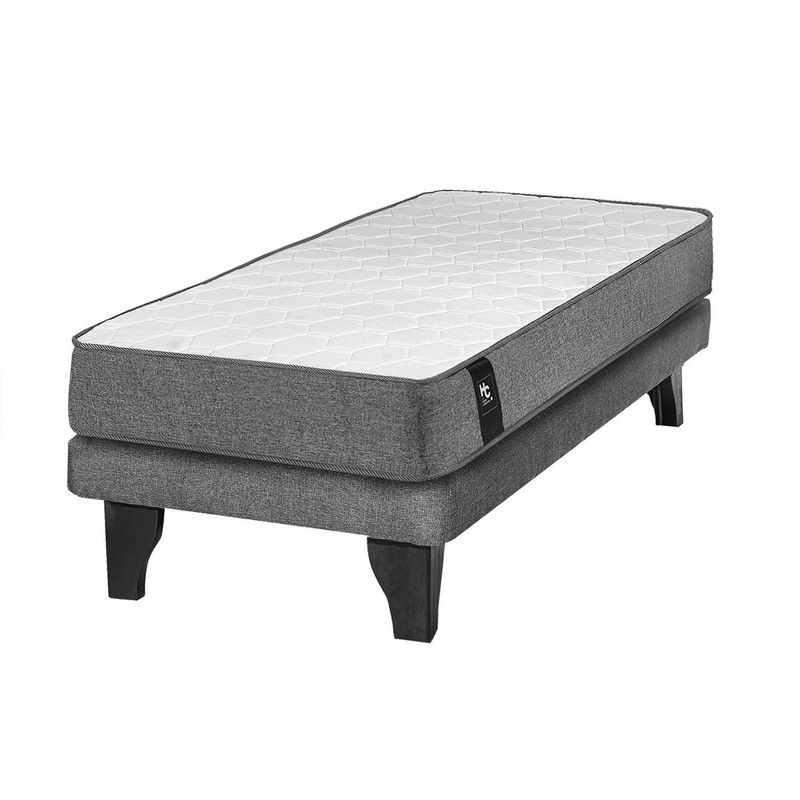 JUST HOME COLLECTION - Colchón Silver + base 1 plaza