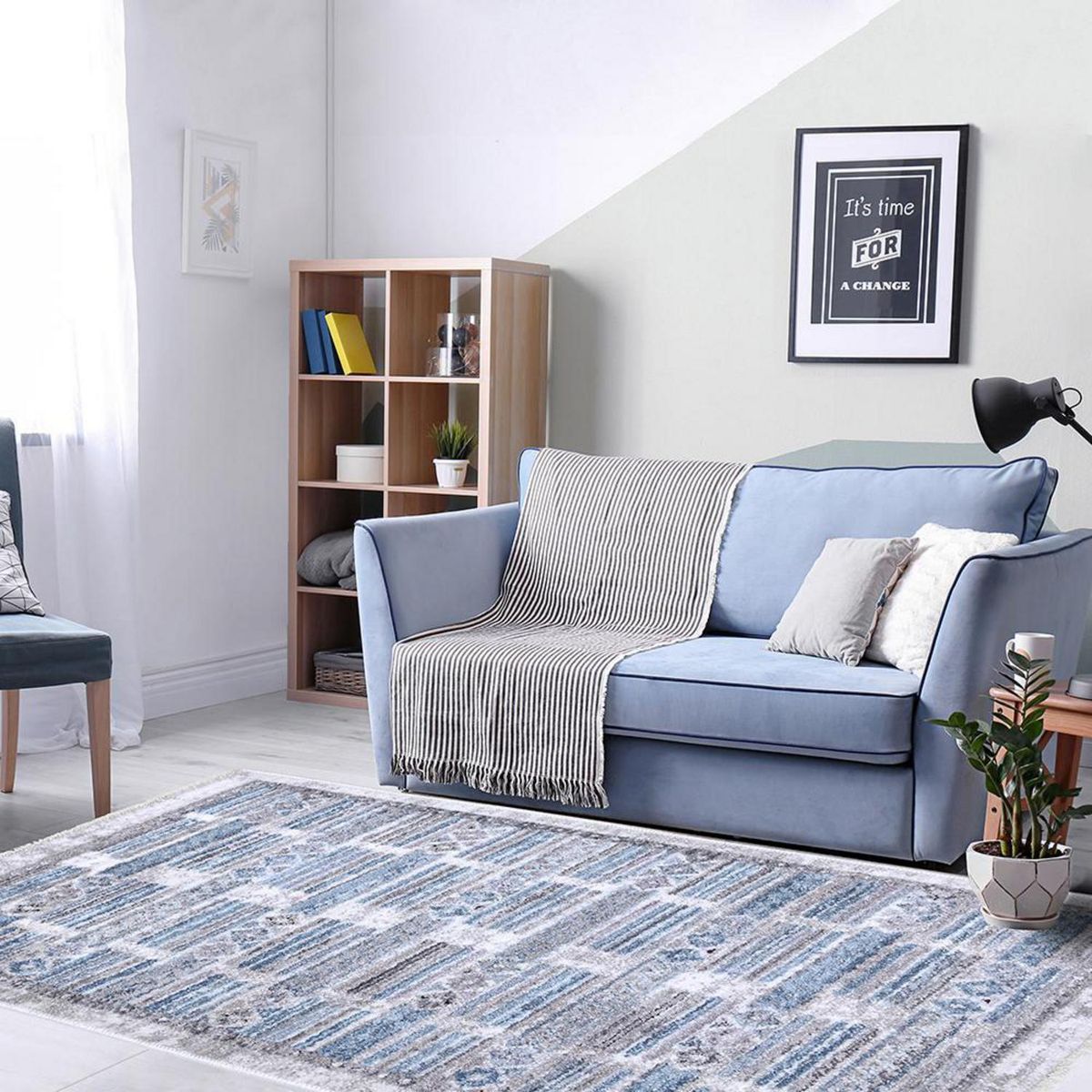 MASHINI - Alfombra Valdivi 133x190 cm Polipropileno Multicolor