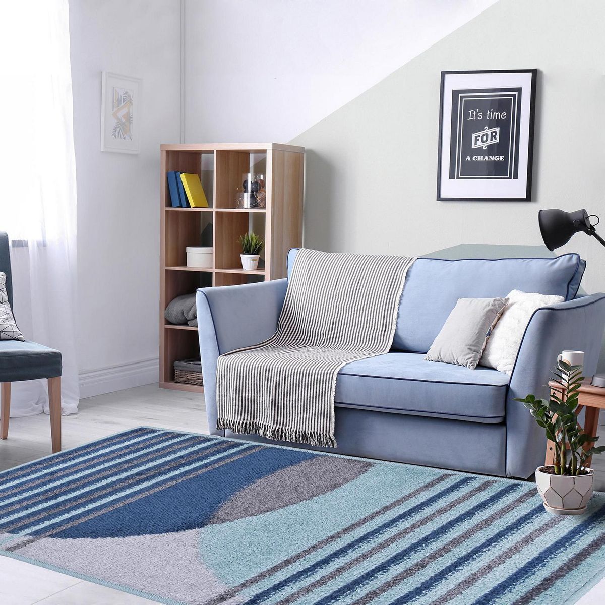 MASHINI - Alfombra Burbuja 133x180 cm Polipropileno Multicolor