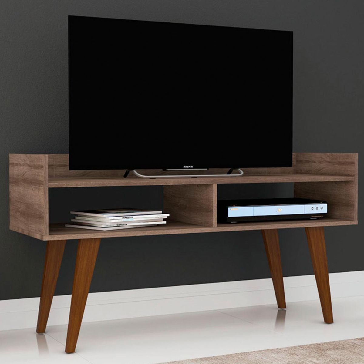 HOGA - Rack tv 50 retro odele 64x122x40 cm