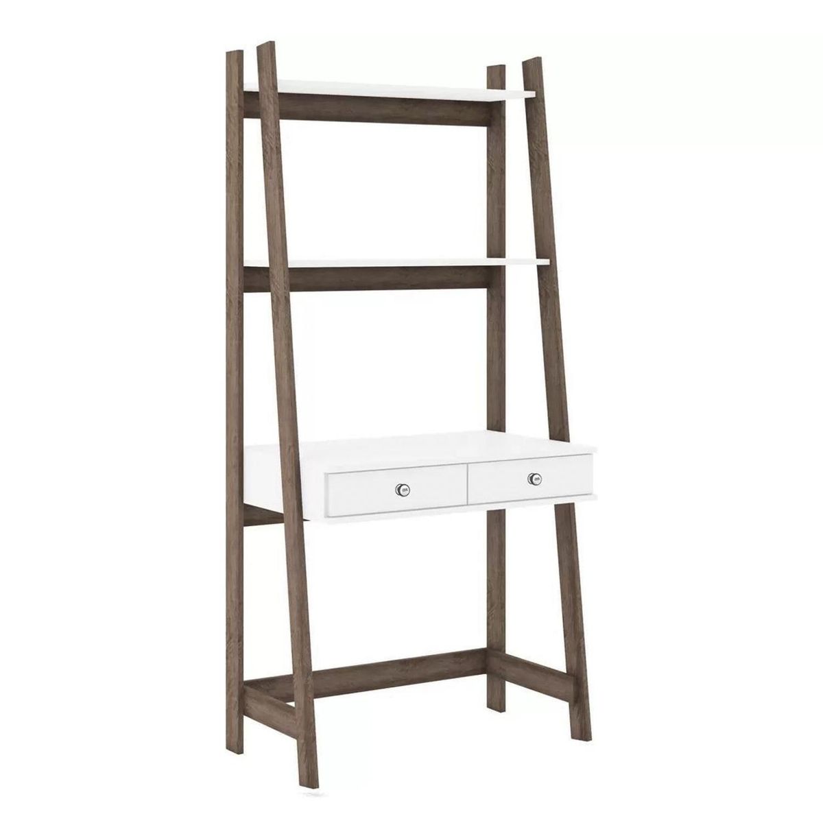 HOGA - Escritorio Isa 84x180x50 cm Blanco rústico