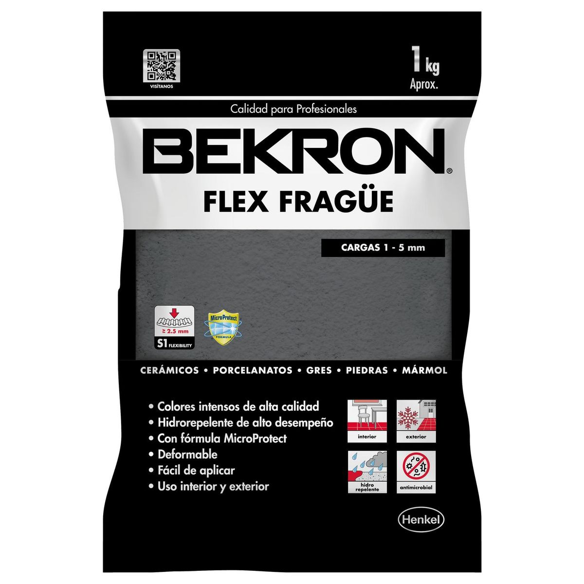 Frague Flex Pizarra 1 kg, marca BEKRON - Foto Principal