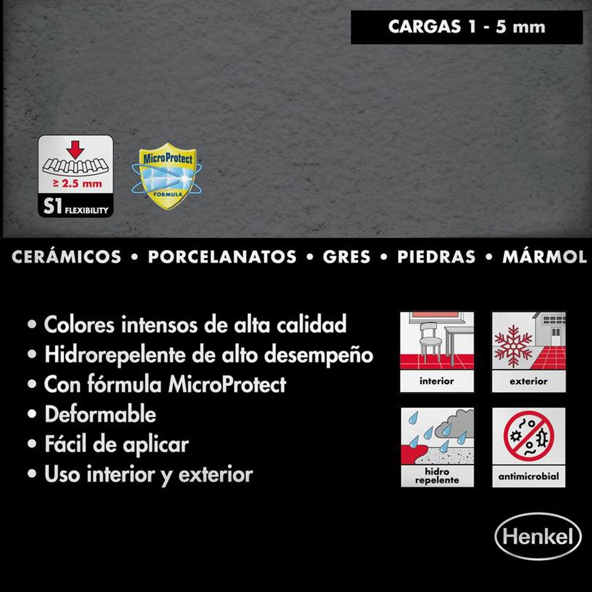 Frague Flex Pizarra 1 kg, marca BEKRON - Foto 2