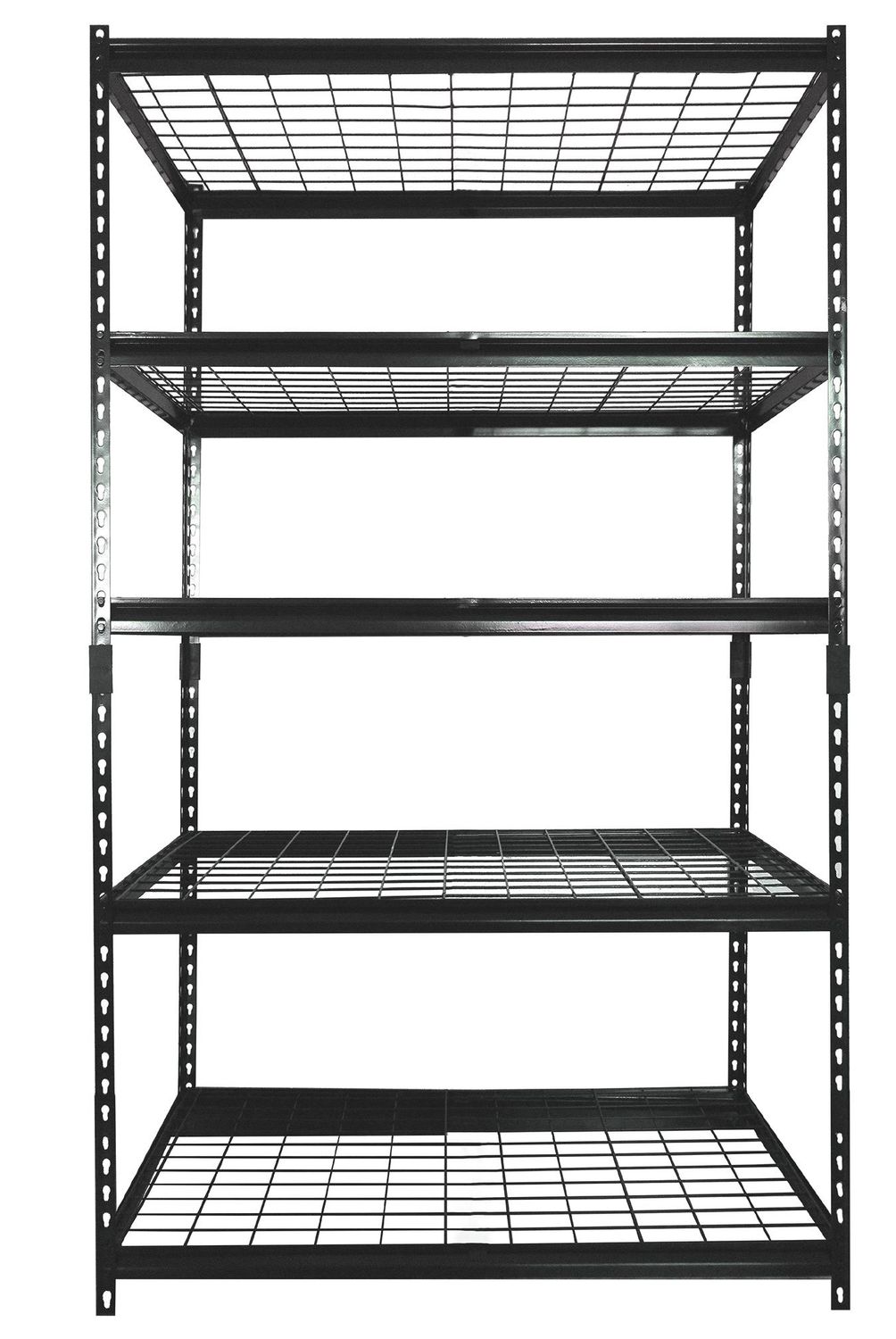 METALBREIN - Estante Acero 5 Nivel(es) 90x183x45 cm Negro