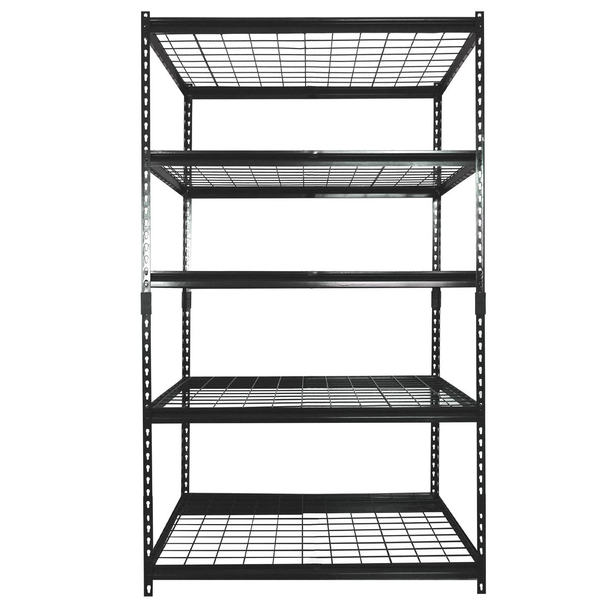 METALBREIN - Estante Acero 5 Nivel(es) 90x183x45 cm Negro