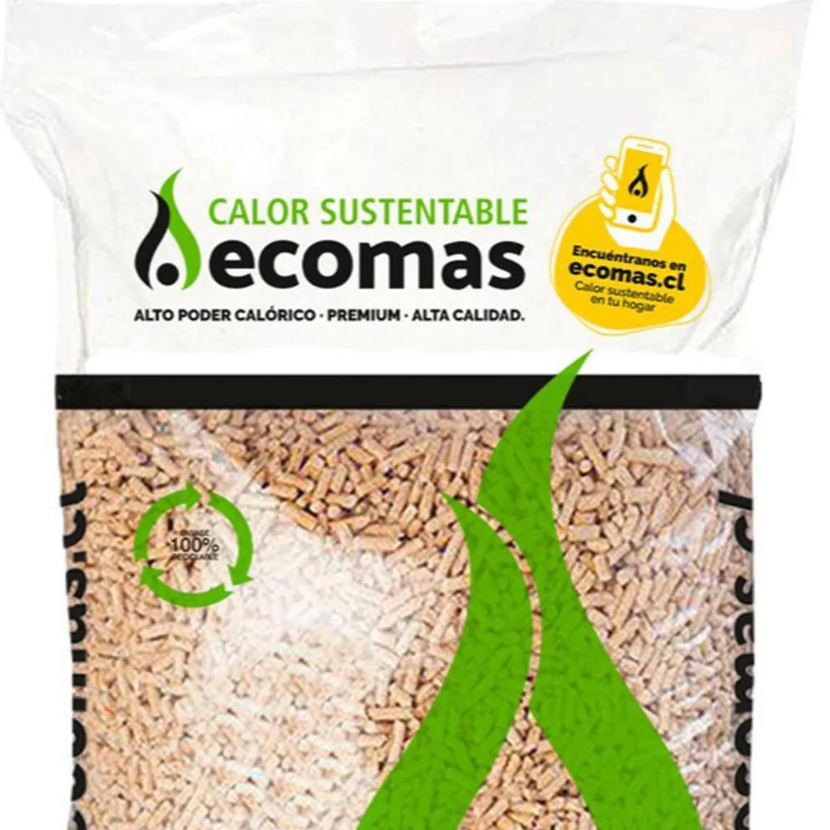 ECOMAX - Pellet de madera 15 kg