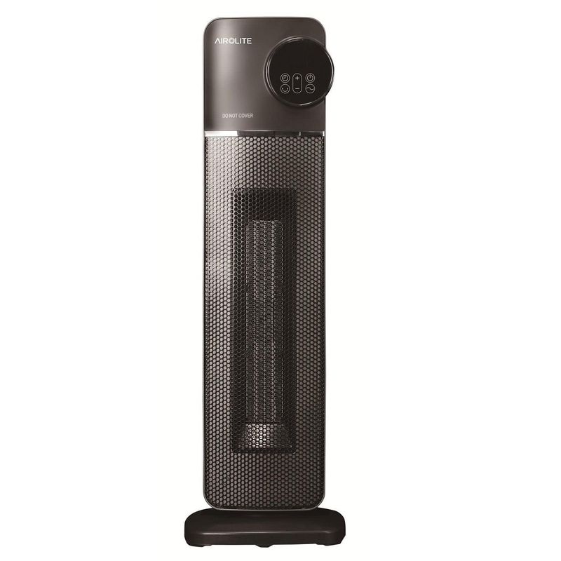 AIROLITE - Termoventilador Cerámico Eléctrico 2000 W HTC-2022 RC Negro