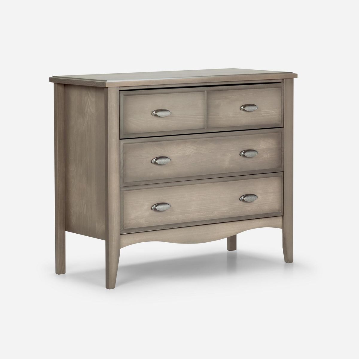 ROSEN - Cómoda 3 Cajón(es) Liverpool 105x88x46 cm Café Claro