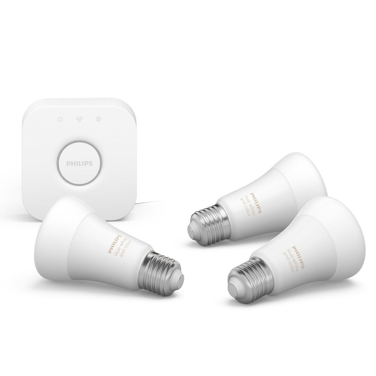 PHILIPS HUE - Kit philips HUE + 3 amp rgb E27 9w