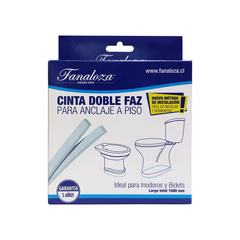 Cinta Doble Faz Anclaje Piso Baño Adhesiva 1680 Mm