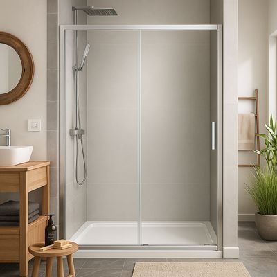 Imagen 2 del producto Mampara premium corredera frontal 110x190 cm