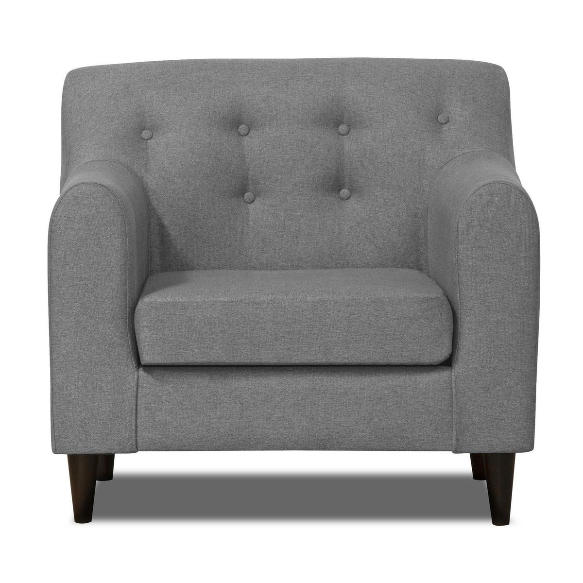 INTERMUEBLES - Poltrona 1 cuerpo Dalí 97x87x80 cm Gris