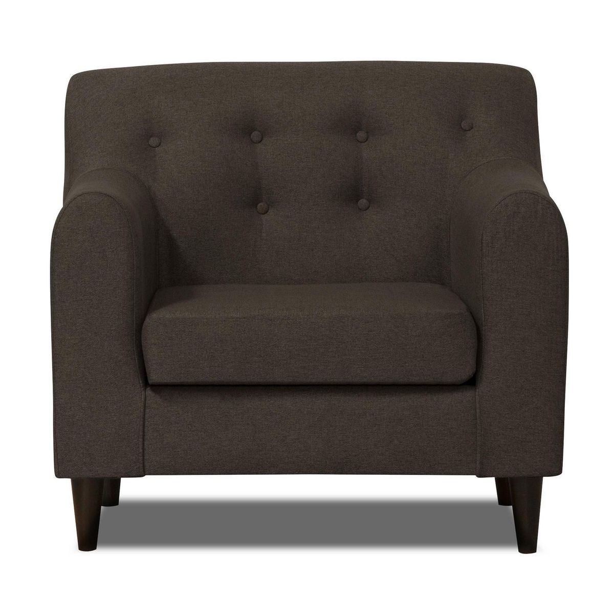 INTERMUEBLES - Poltrona 1 cuerpo Dalí 97x87x80 cm Café