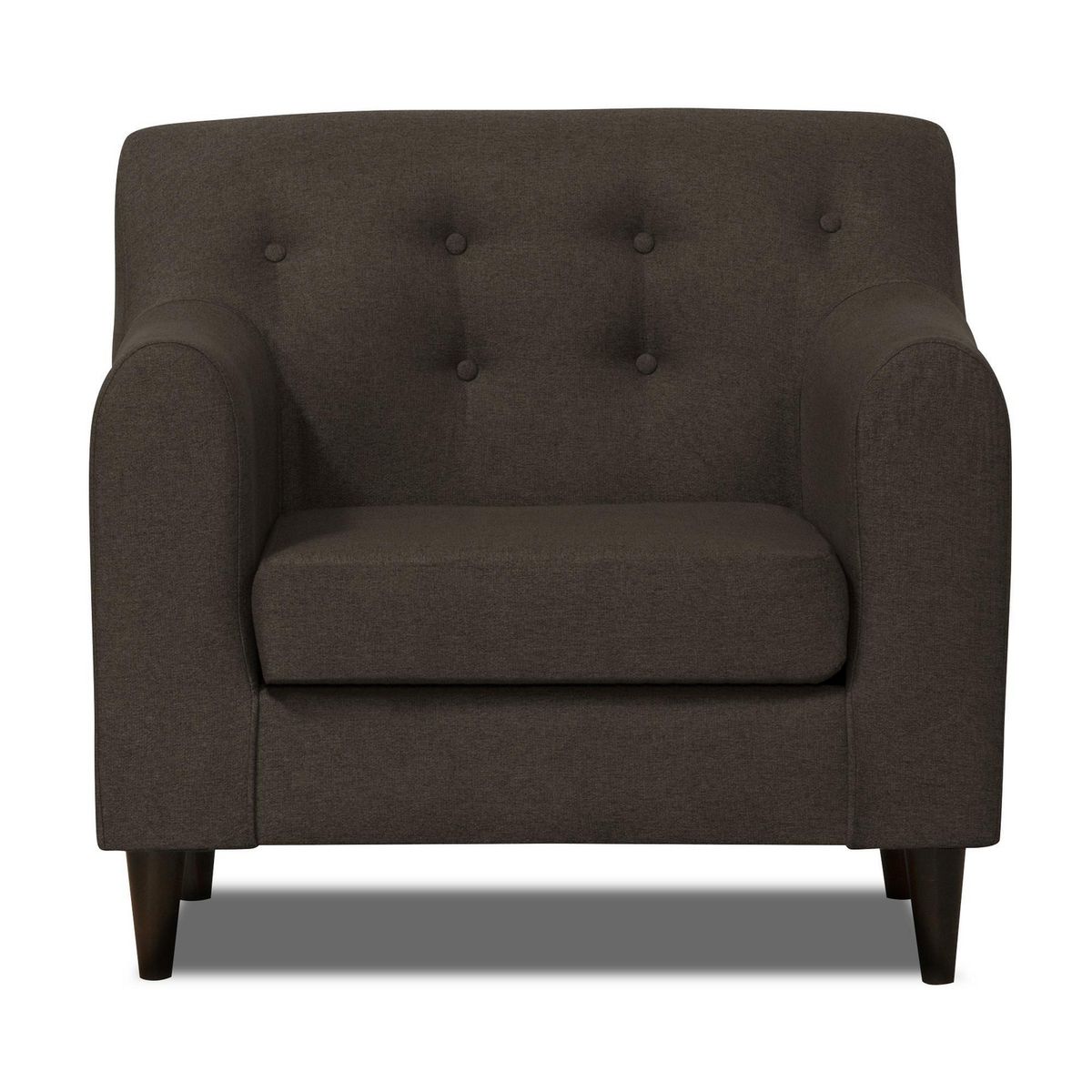 INTERMUEBLES - Poltrona 1 cuerpo Dalí 97x87x80 cm Chocolate