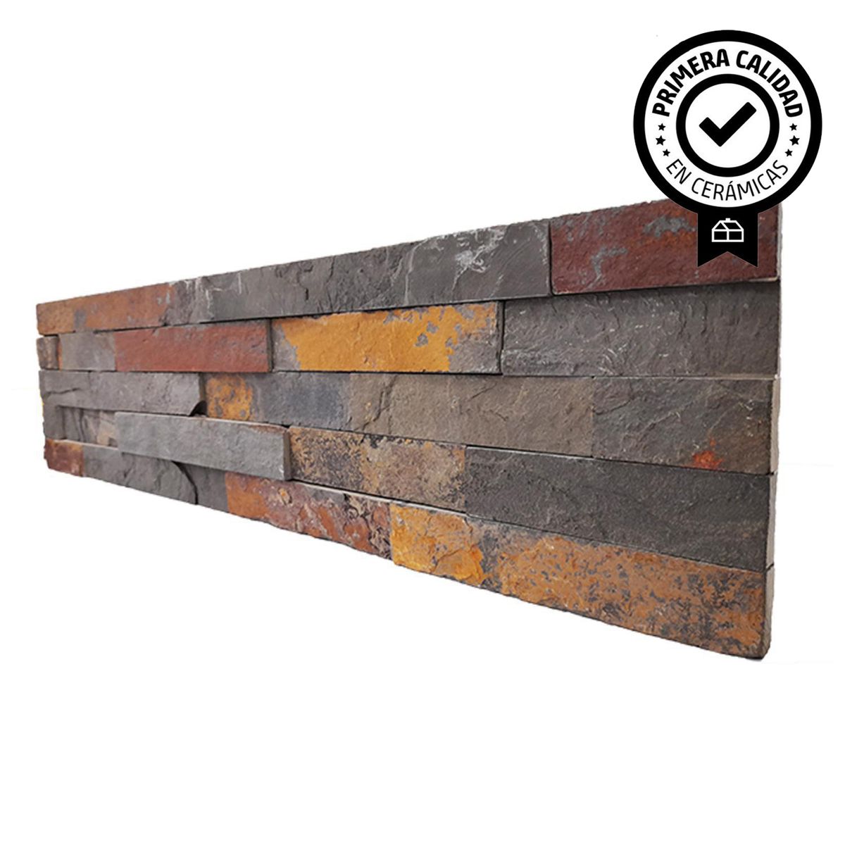 LORENZINI - Fachaleta 15x60 cm Piedra Oxidada 