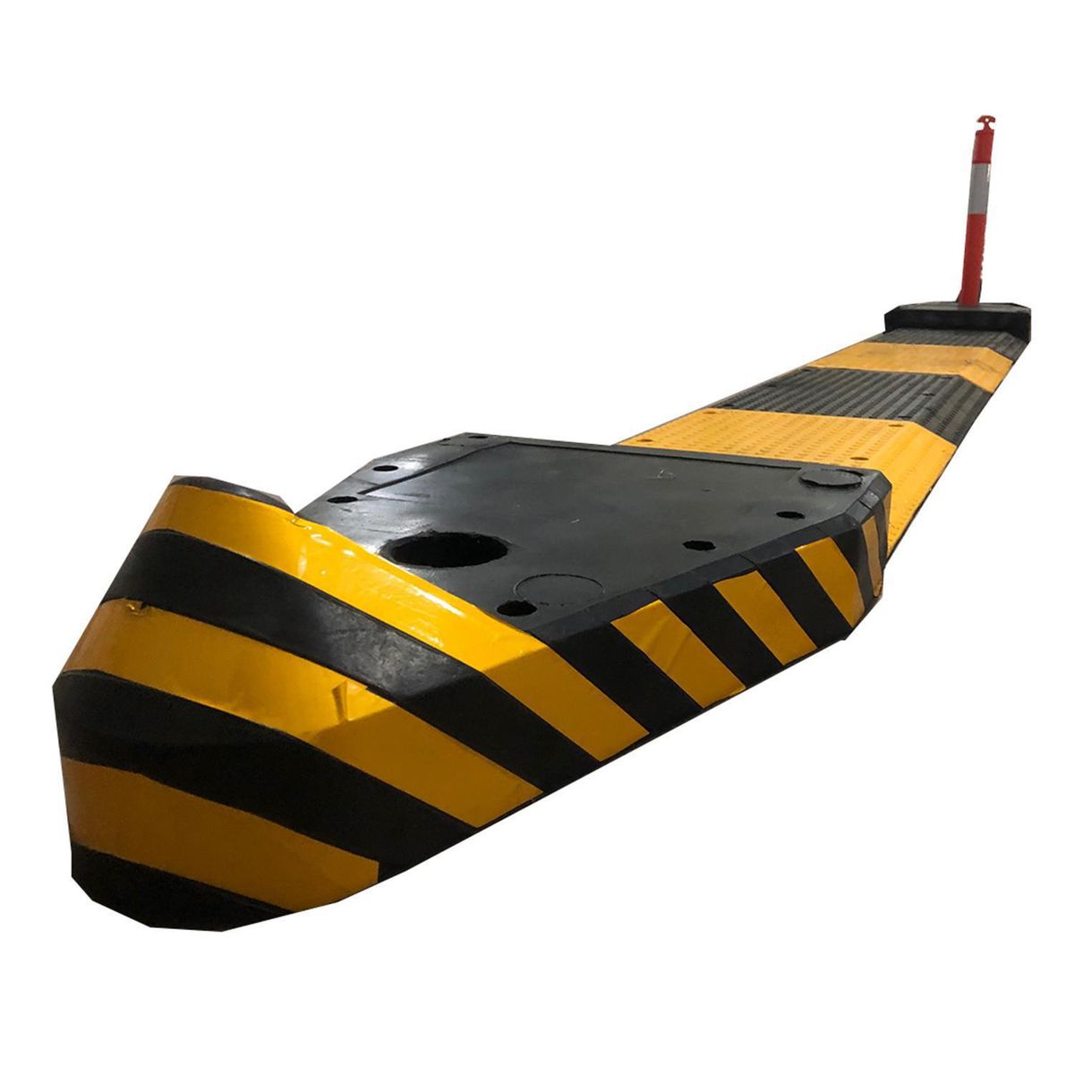 LORENZINI - Isla de Seguridad Negro/Amarillo 600x80x70 Cm