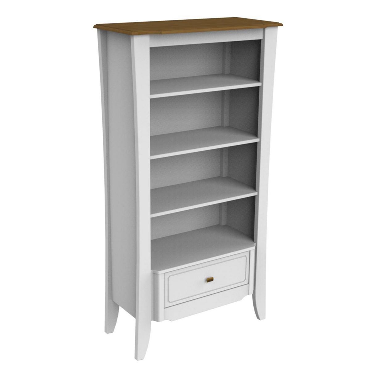AR DESIGN - Estante Madera 3 Nivel(es) 90x170x42 cm Blanco